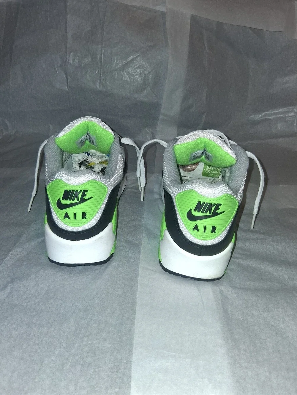 Nike Air Max 90 Retro Lime Recraft Sneakers , Men 8 = Women 9.5